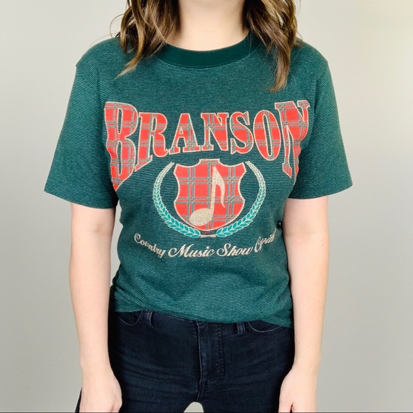 Vintage Tops - VINTAGE Branson Missouri Graphic Tee M Country